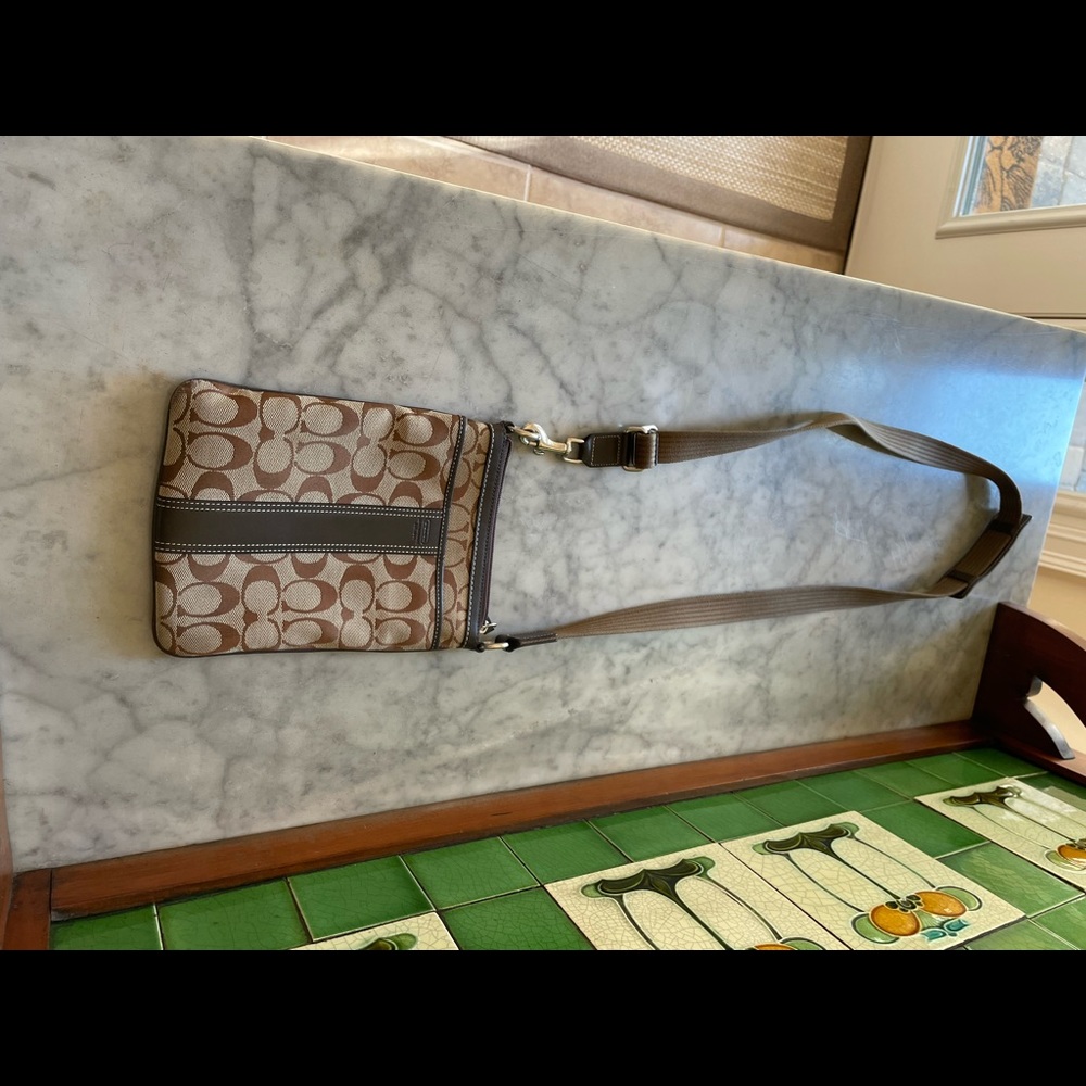 Coach Logo Small Messenger Purse